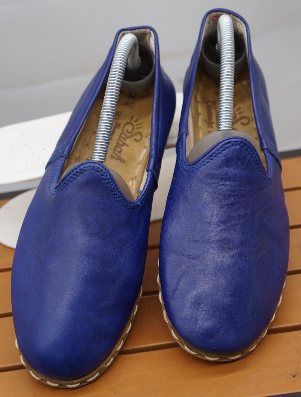 Sabah Loafer Size 40/ 8.5 leather Slip On Shoes Turkey Handmade